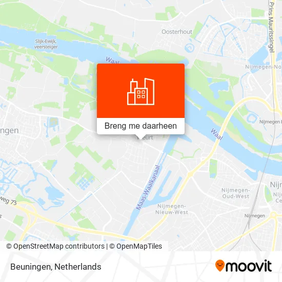 Beuningen kaart
