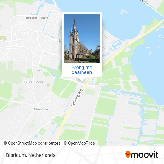 Blaricum kaart