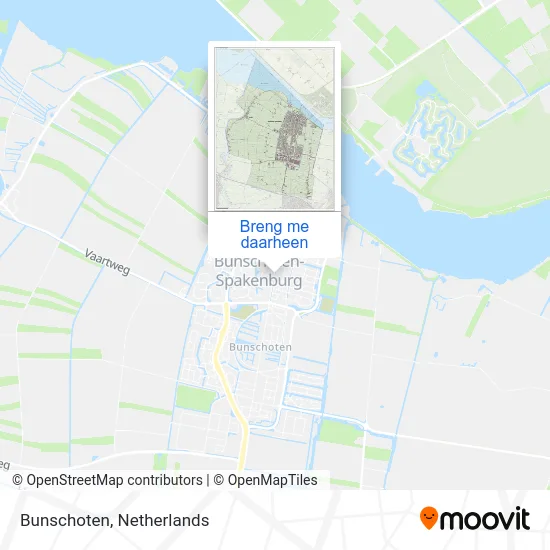Bunschoten kaart