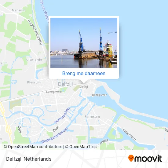Delfzijl kaart