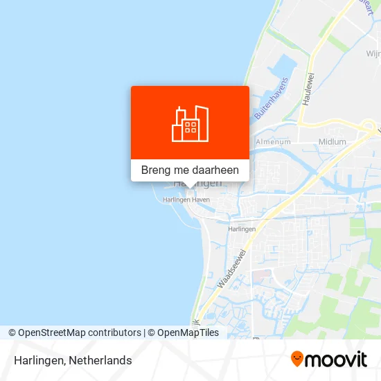 Harlingen kaart