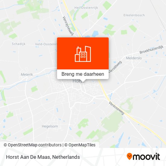 Horst Aan De Maas kaart