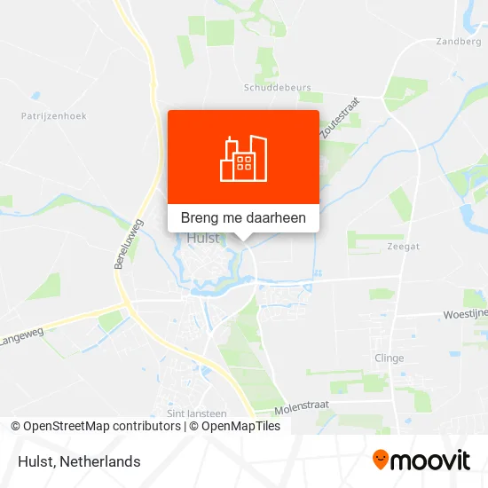 Hulst kaart