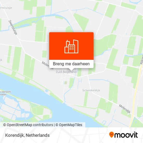Korendijk kaart