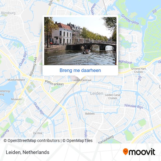 Leiden kaart
