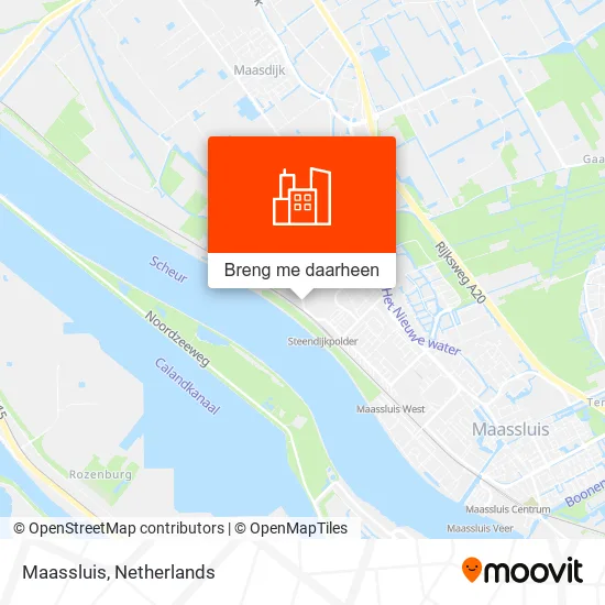 Maassluis kaart
