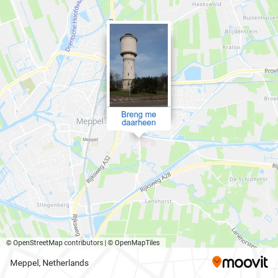 Meppel kaart