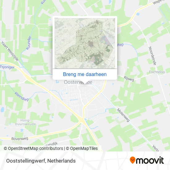 Ooststellingwerf kaart