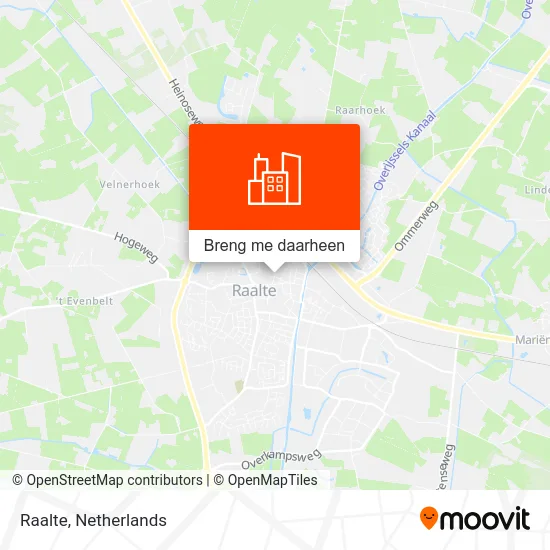 Raalte kaart