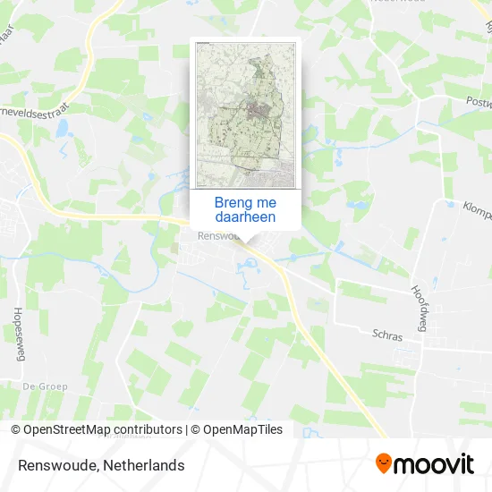 Renswoude kaart