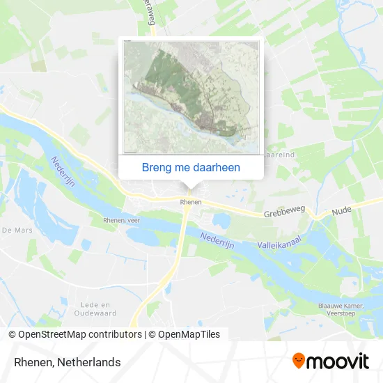 Rhenen kaart