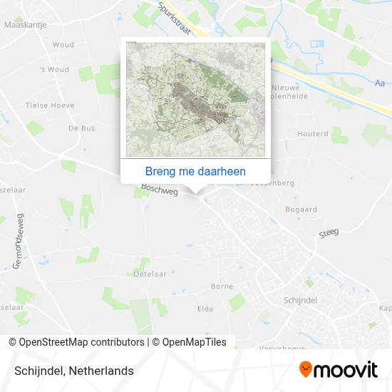 Schijndel kaart