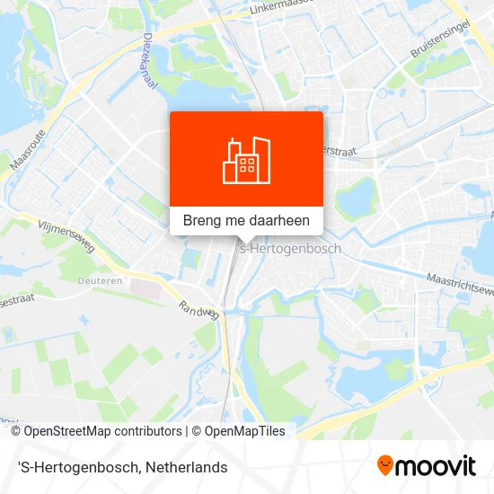 'S-Hertogenbosch kaart