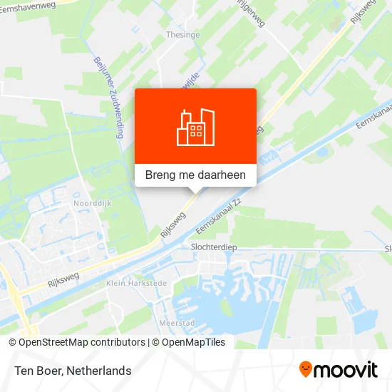 Ten Boer kaart