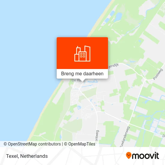 Texel kaart