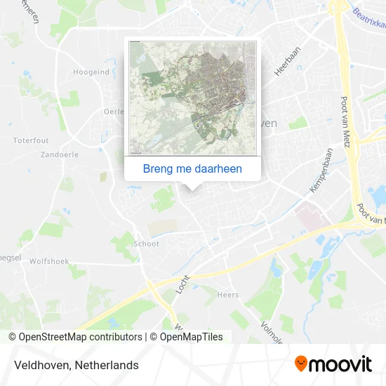 Veldhoven kaart