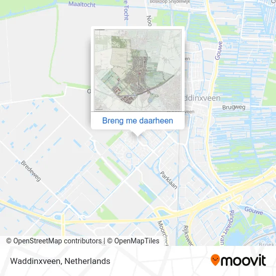 Waddinxveen kaart