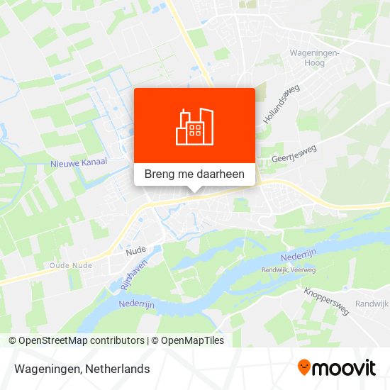 Wageningen kaart