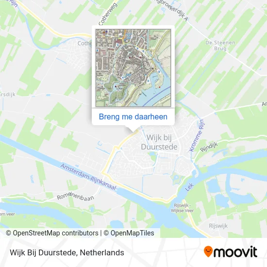 Wijk Bij Duurstede kaart