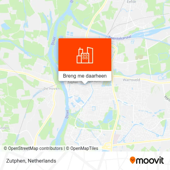 Zutphen kaart
