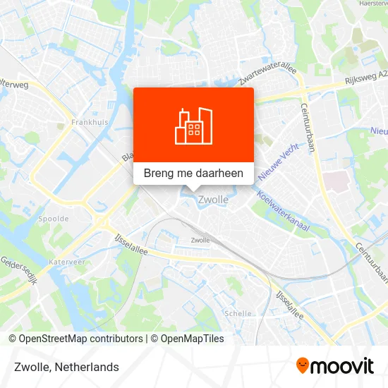 Zwolle kaart