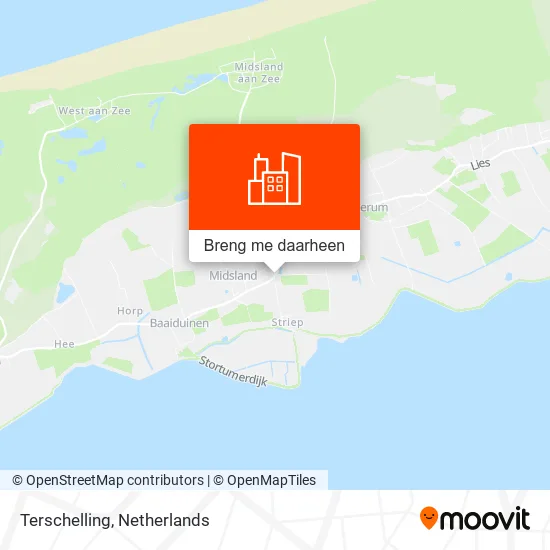 Terschelling kaart