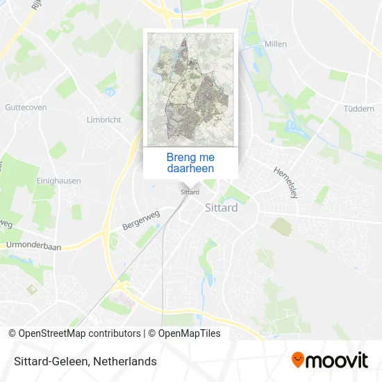 Sittard-Geleen kaart