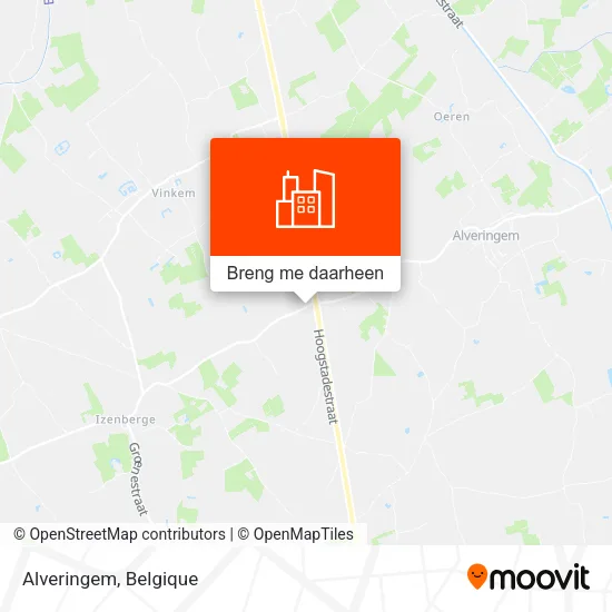 Alveringem kaart