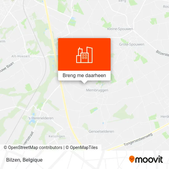 Bilzen kaart