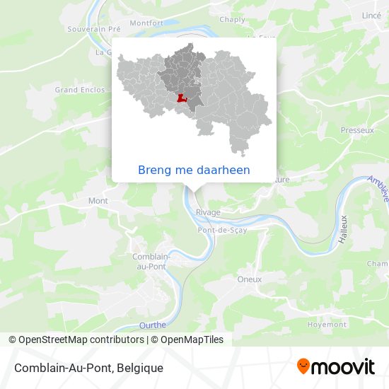 Comblain-Au-Pont kaart
