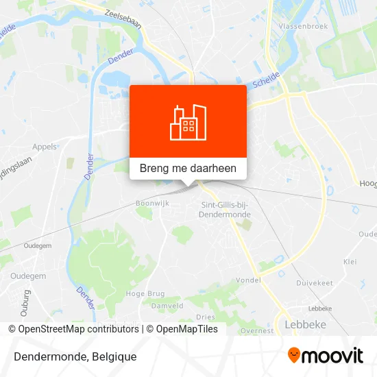 Dendermonde kaart