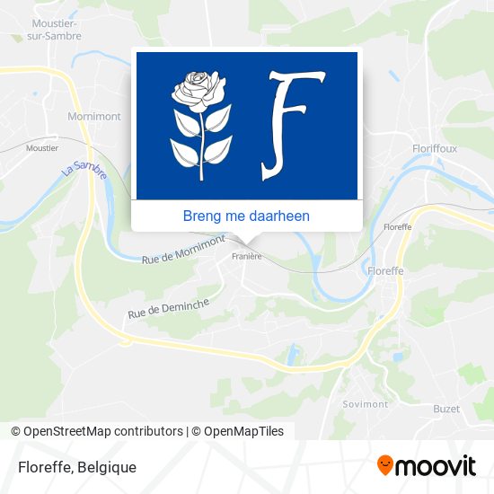 Floreffe kaart