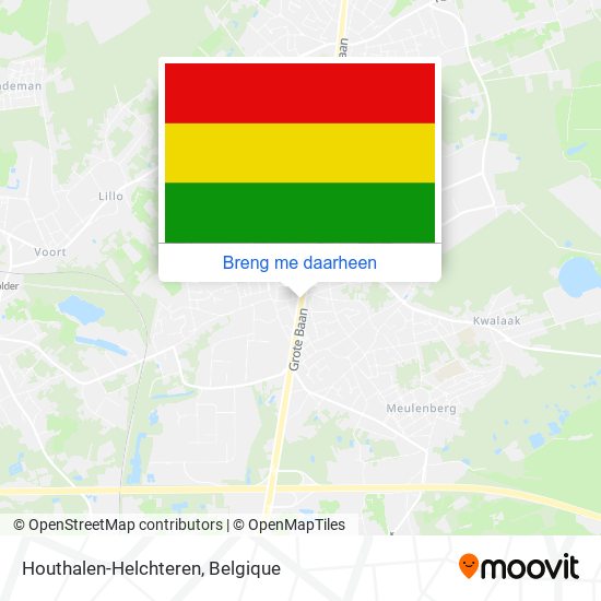 Houthalen-Helchteren kaart