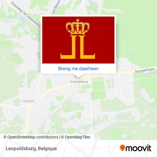 Leopoldsburg kaart