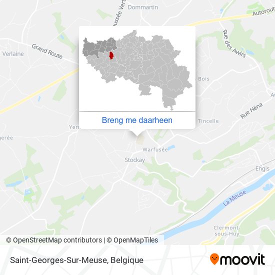 Saint-Georges-Sur-Meuse kaart
