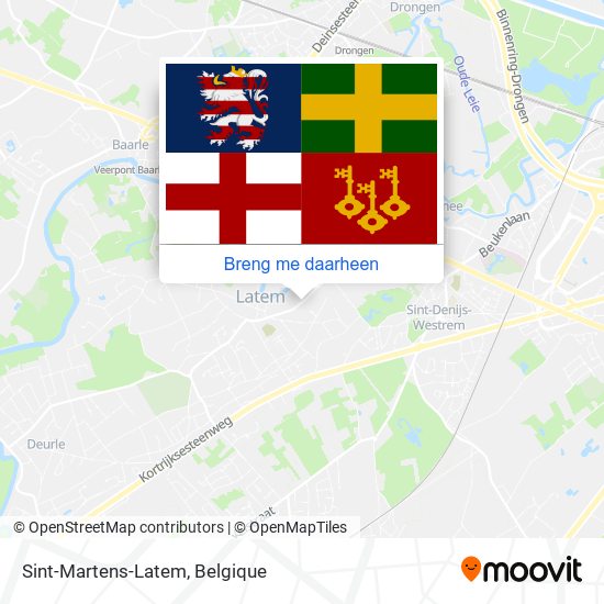 Sint-Martens-Latem kaart