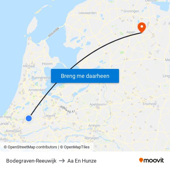 Bodegraven-Reeuwijk to Aa En Hunze map