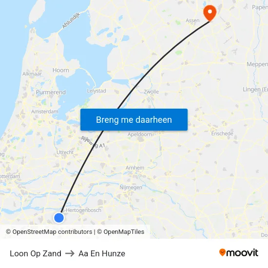 Loon Op Zand to Aa En Hunze map