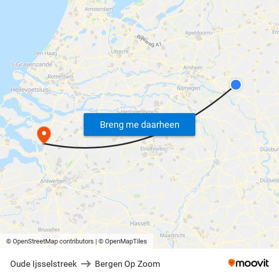 Oude Ijsselstreek to Bergen Op Zoom map