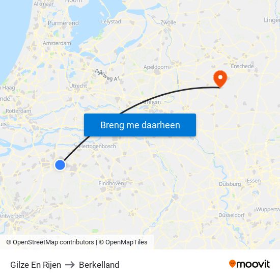 Gilze En Rijen to Berkelland map