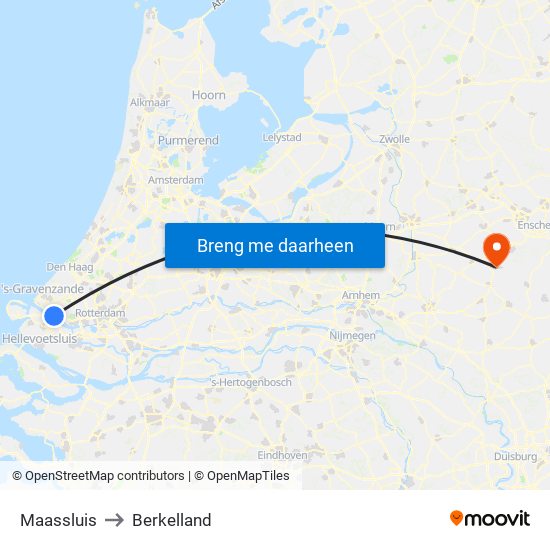 Maassluis to Maassluis map