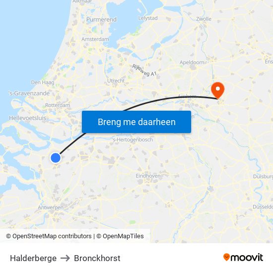 Halderberge to Bronckhorst map