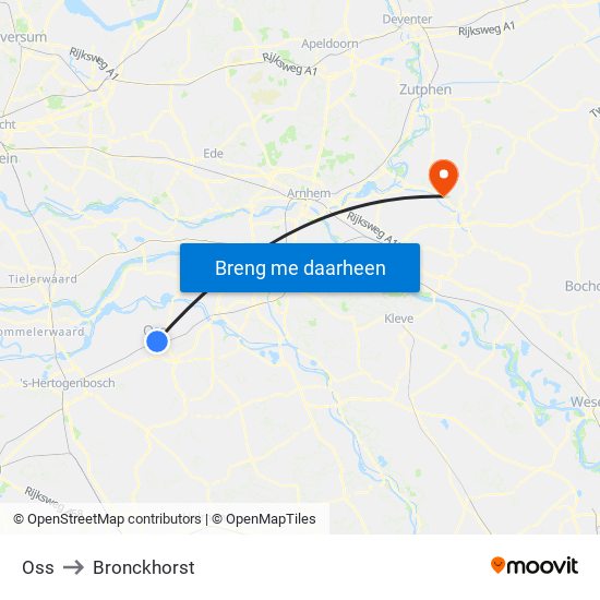 Oss to Bronckhorst map