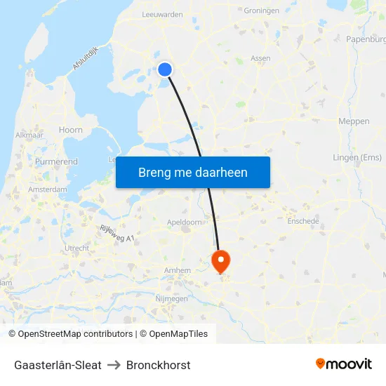 Gaasterlân-Sleat to Bronckhorst map