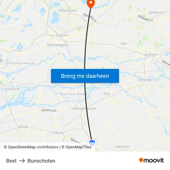 Best to Bunschoten map