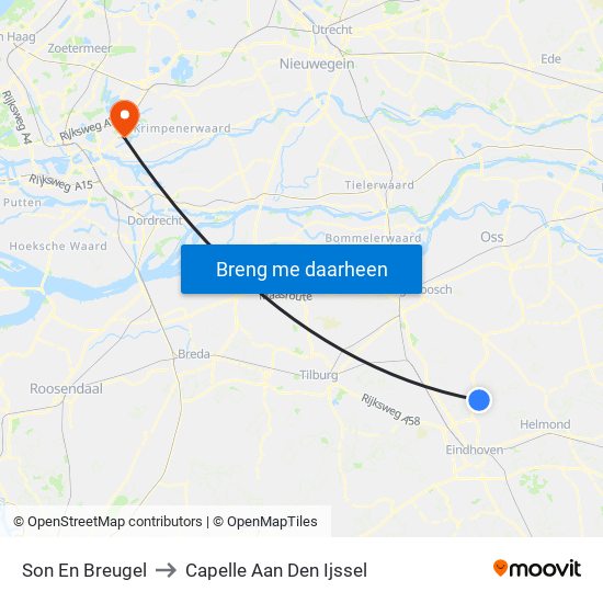 Son En Breugel to Capelle Aan Den Ijssel map