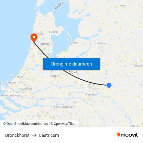 Bronckhorst to Bronckhorst map