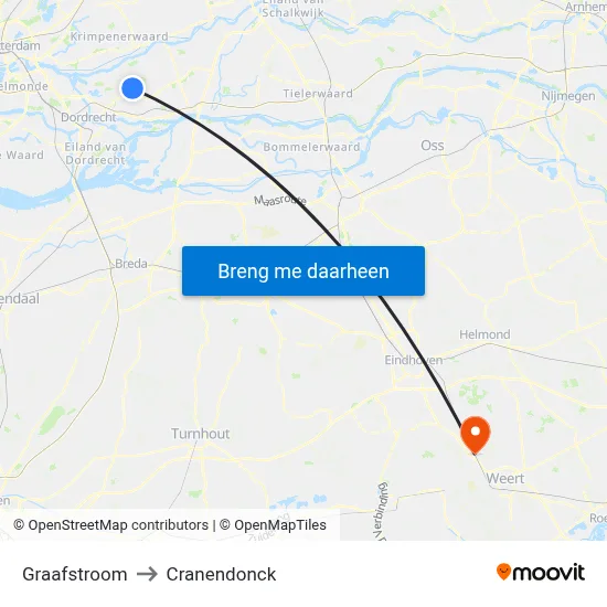Graafstroom to Cranendonck map