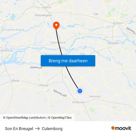 Son En Breugel to Culemborg map