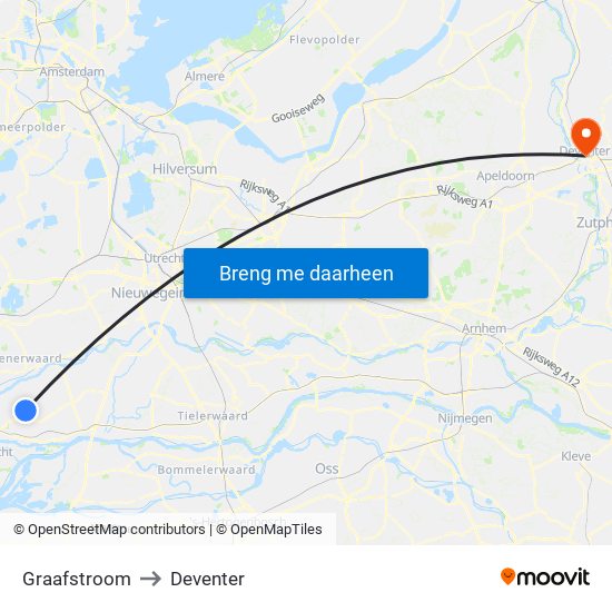 Graafstroom to Deventer map